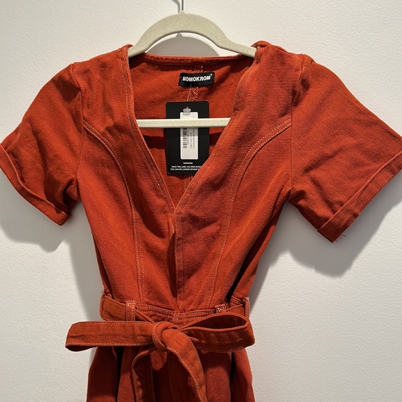 Momokrom denim romper - Picture 2 of 4